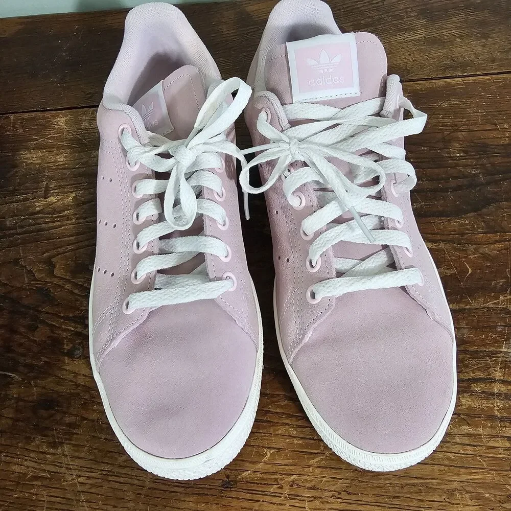 adidas Stan Smith CS Clear Pink‎ Suede Womens Size 9